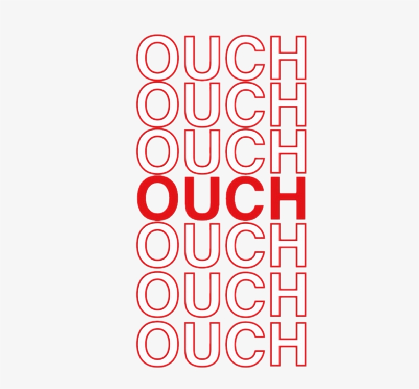 Ouch - Graphic Design, transparent png #1970615