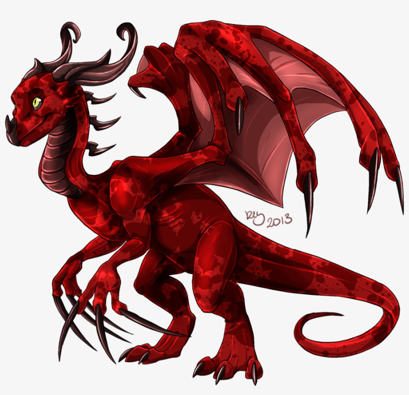 Izzy Red Dragon - Art, transparent png #1971242