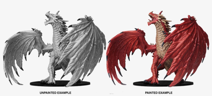 Gargantuan Red Dragon - Pathfinder Battles Deep Cuts Gargantuan Red Dragon, transparent png #1971244