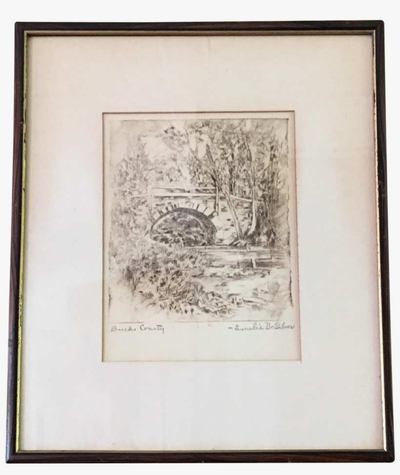 Vintage Bucks County Pa Pen Chairish - Clip Art, transparent png #1971307