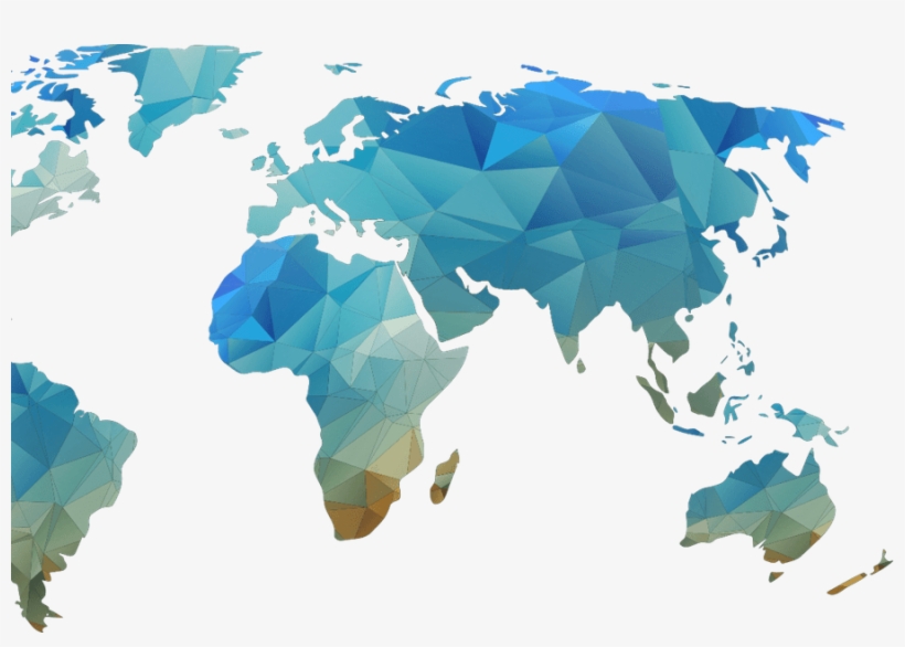 Asia Timeline - World Map Shape Transparent, transparent png #1971654