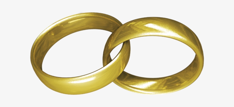 File - Married - Gold Wedding Rings, transparent png #1971674