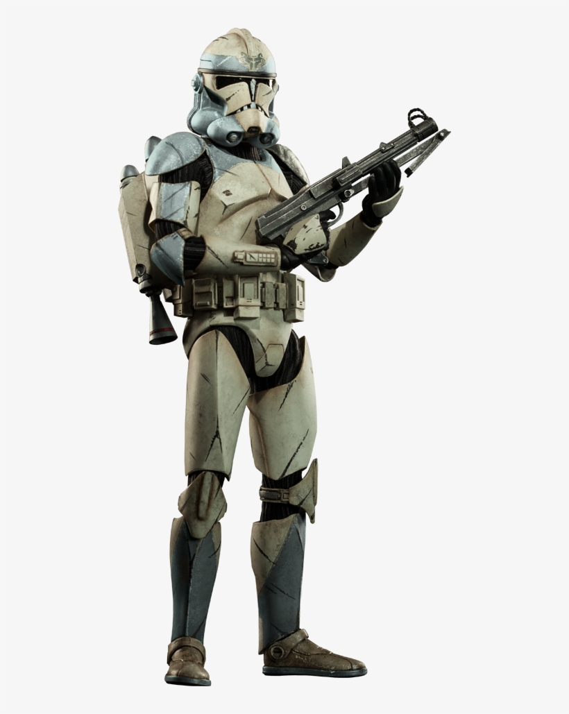 12" Star Wars Sixth Scale Figure Wolfpack Clone Trooper - Star Wars 104th Battalion, transparent png #1971881