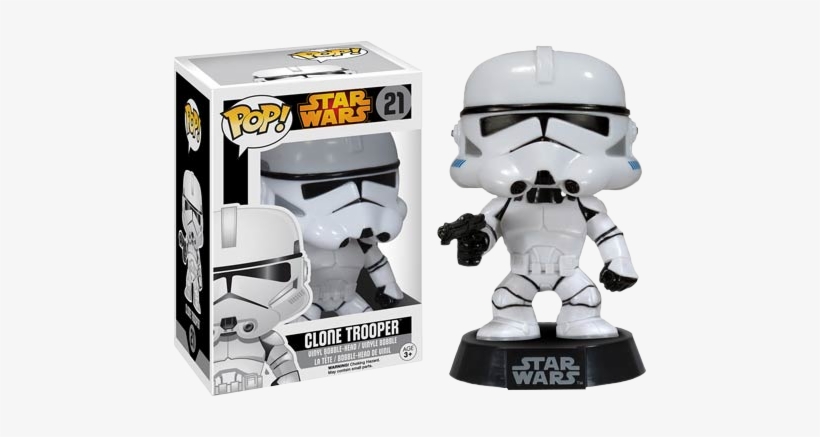 Clone Trooper Vaulted Pop - Clone Trooper Funko Pop, transparent png #1972083
