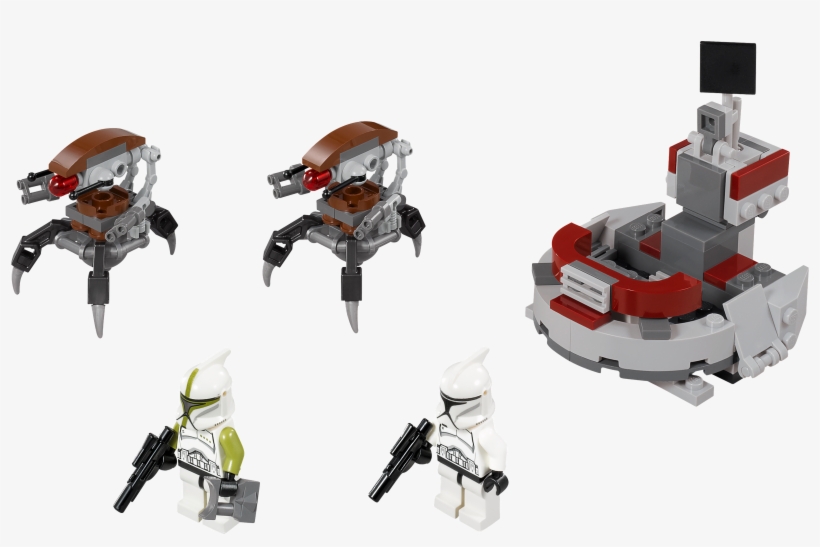Lego Star Wars Clone Troopers Vs Droidekas, transparent png #1972101
