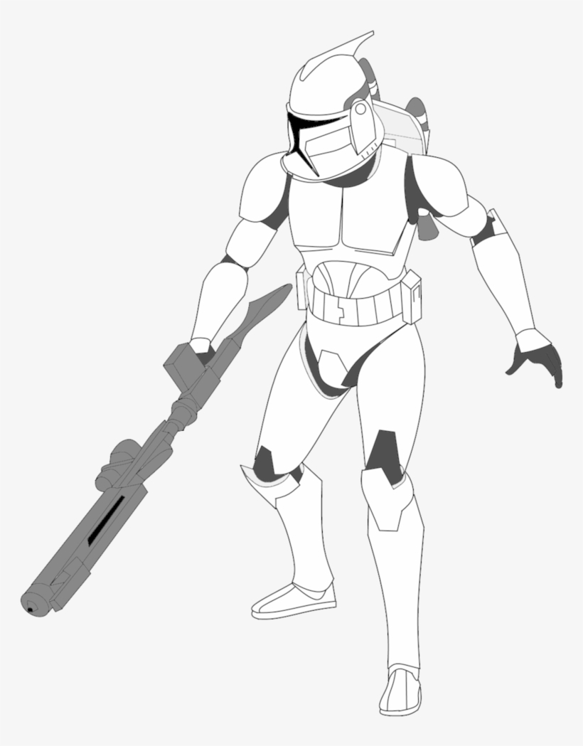 Royalty Free Library Image Result For Star Wars The - Clone Jet Trooper, transparent png #1972242