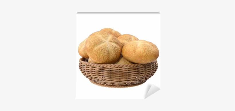 Basket With Buns - Illustration, transparent png #1972595
