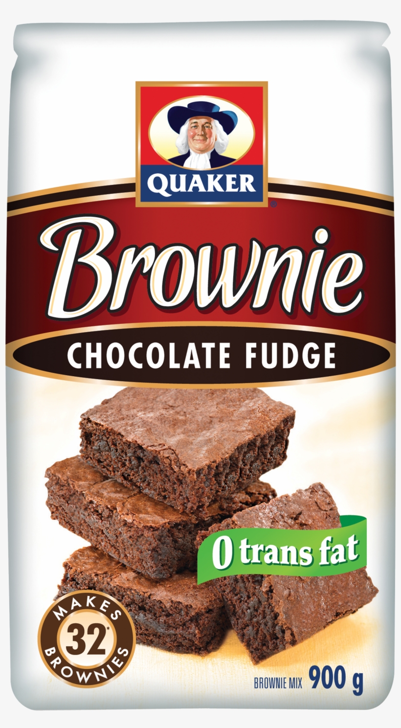 Quaker® Chocolate Fudge Brownie Mix - Oatmeal Chocolate Chip Muffin Mix, transparent png #1972778