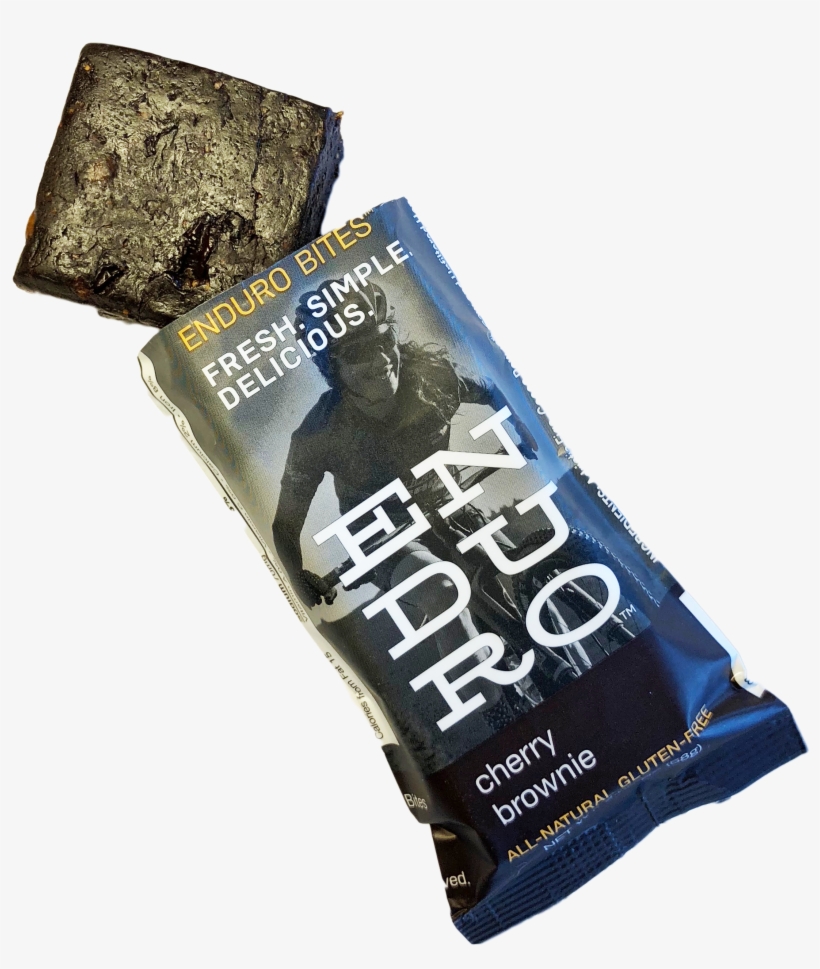 New Enduro Bites Cherry Brownie Energy Bar Free Transparent PNG