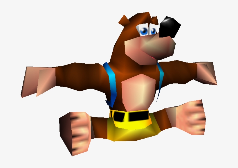 Banjo-tooie Nintendo 64 Mammal Hand Vertebrate Finger - T Pose Nintendo Characters, transparent png #1972818