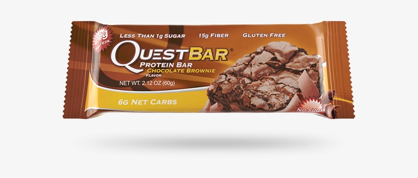 Quest Bar Chocolate Brownie - Quest Nutrition Quest Bar 12 Bars Chocolate Brownie, transparent png #1972900