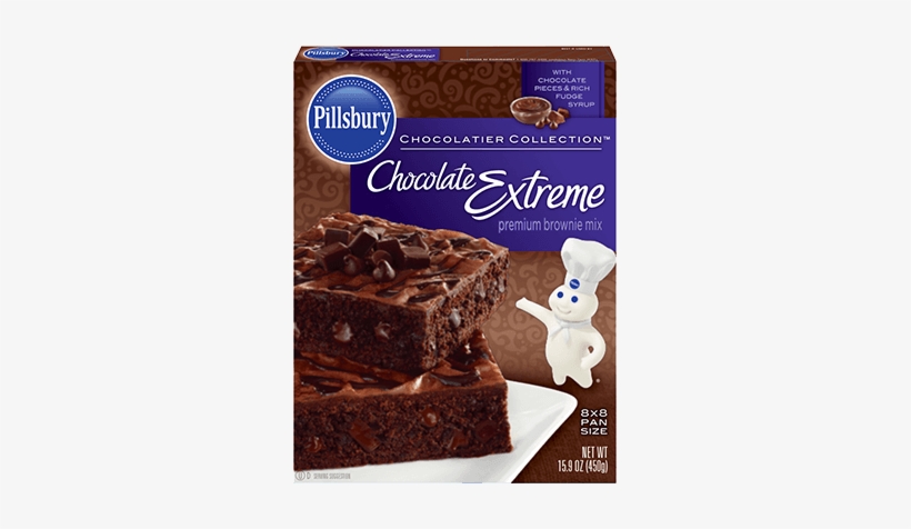 Chocolatier Collection™ Chocolate Extreme Premium Brownie - Pillsbury Brownies, transparent png #1972916