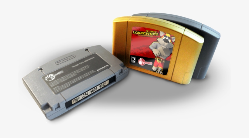 Lobodestroyo Is A Game On Kick Starter, And Is Inspired - Banjo Kazooie Cartridge Back, transparent png #1972982