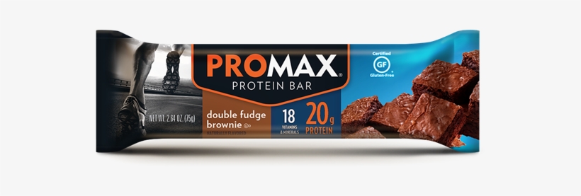 Picture Of Double Fudge Brownie - Promax Protein Bars, transparent png #1973044