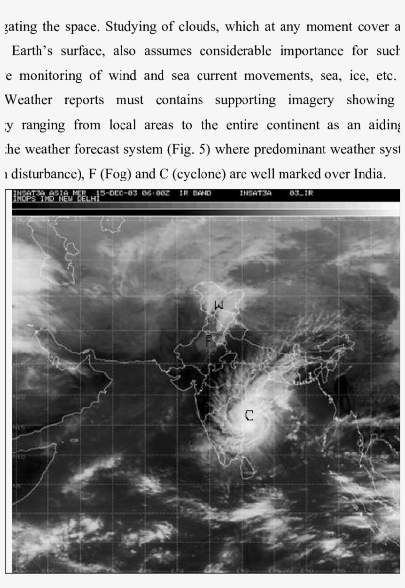 Satellite Imagery Showing Various Weather Systems Over - Weather, transparent png #1973053