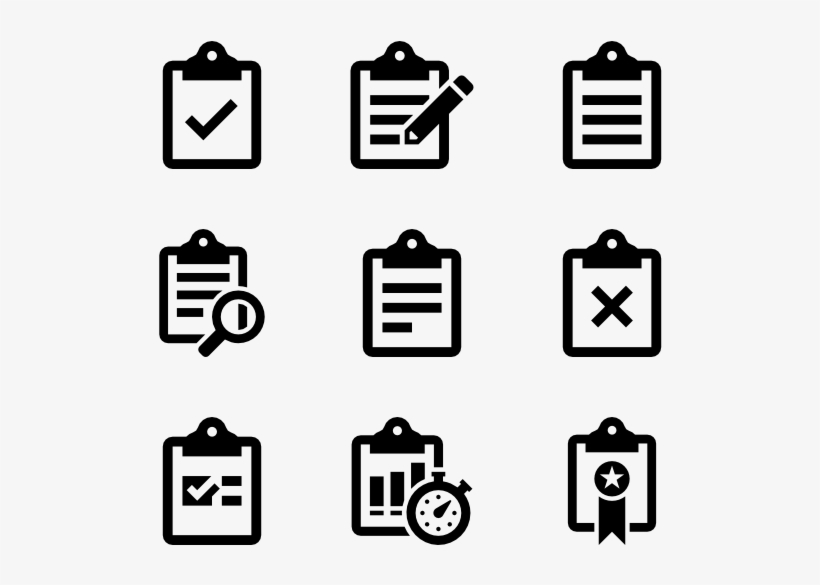 Clipboards 15 Icons - Listings Icon, transparent png #1973088