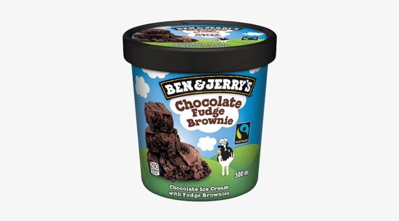 Chocolate Fudge Brownie Pint - Ben En Jerry Chocolate Fudge Brownie, transparent png #1973198