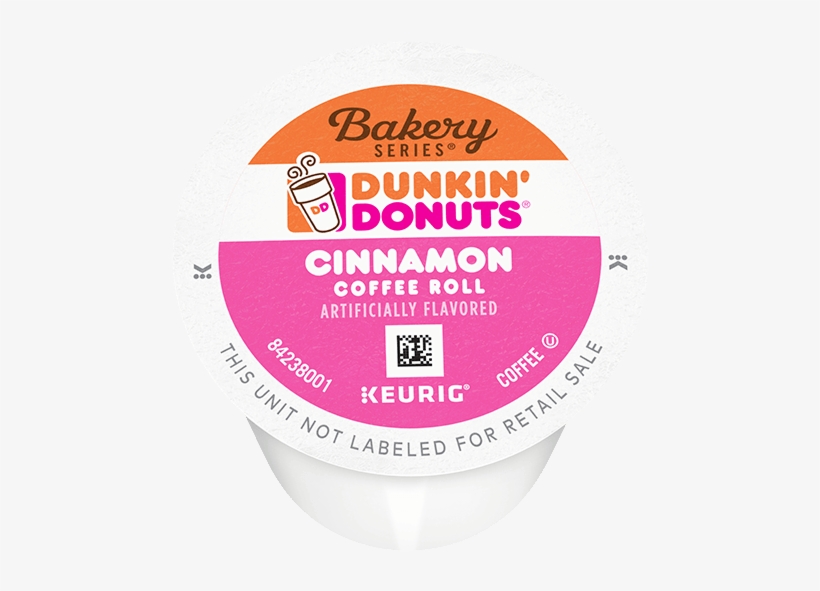 Bakery Series® Cinnamon Coffee Roll Flavored K-cup® - Dunkin Donuts, transparent png #1973216