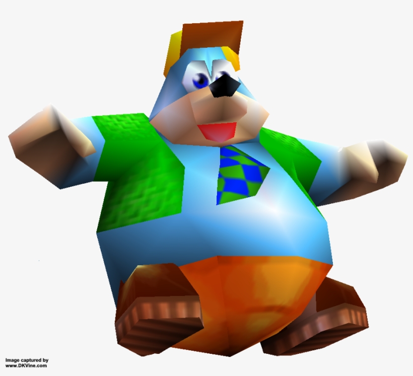 Groggy Bear - Banjo Kazooie Boggy Png - Free Transparent PNG Download -  PNGkey