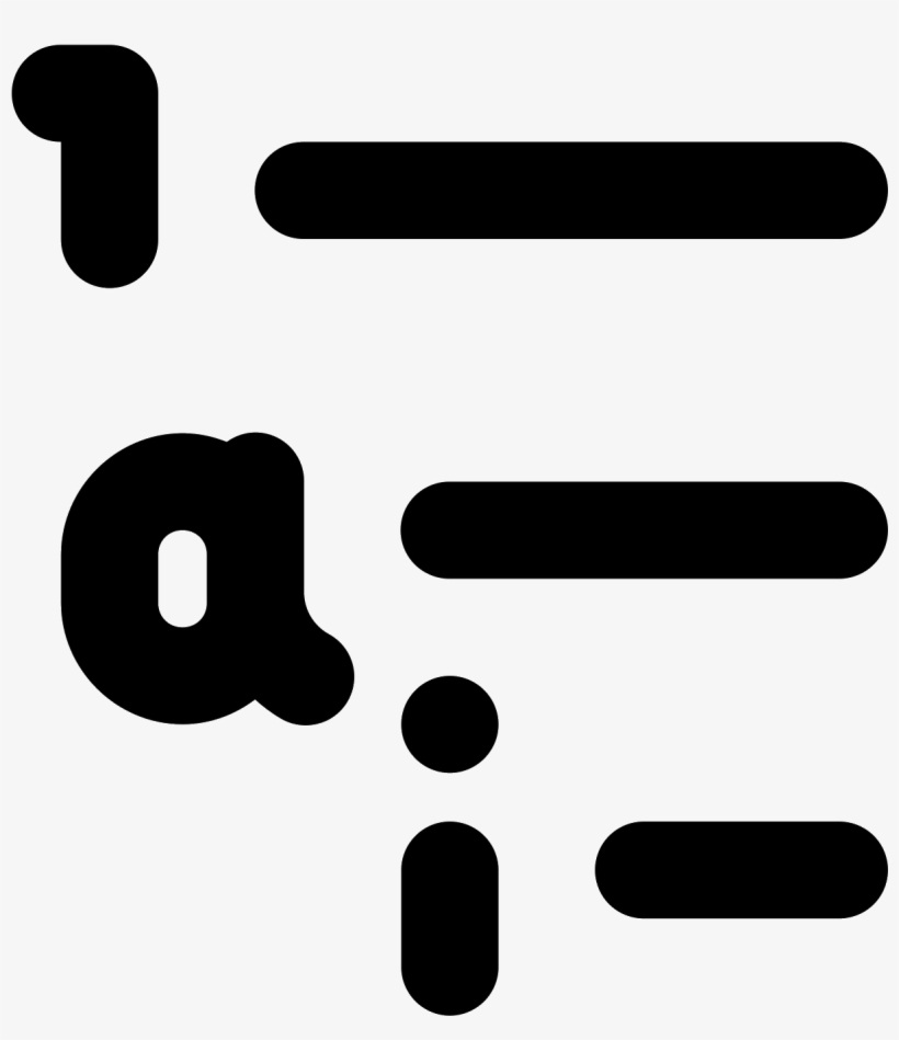 Outline List Icon, transparent png #1973520