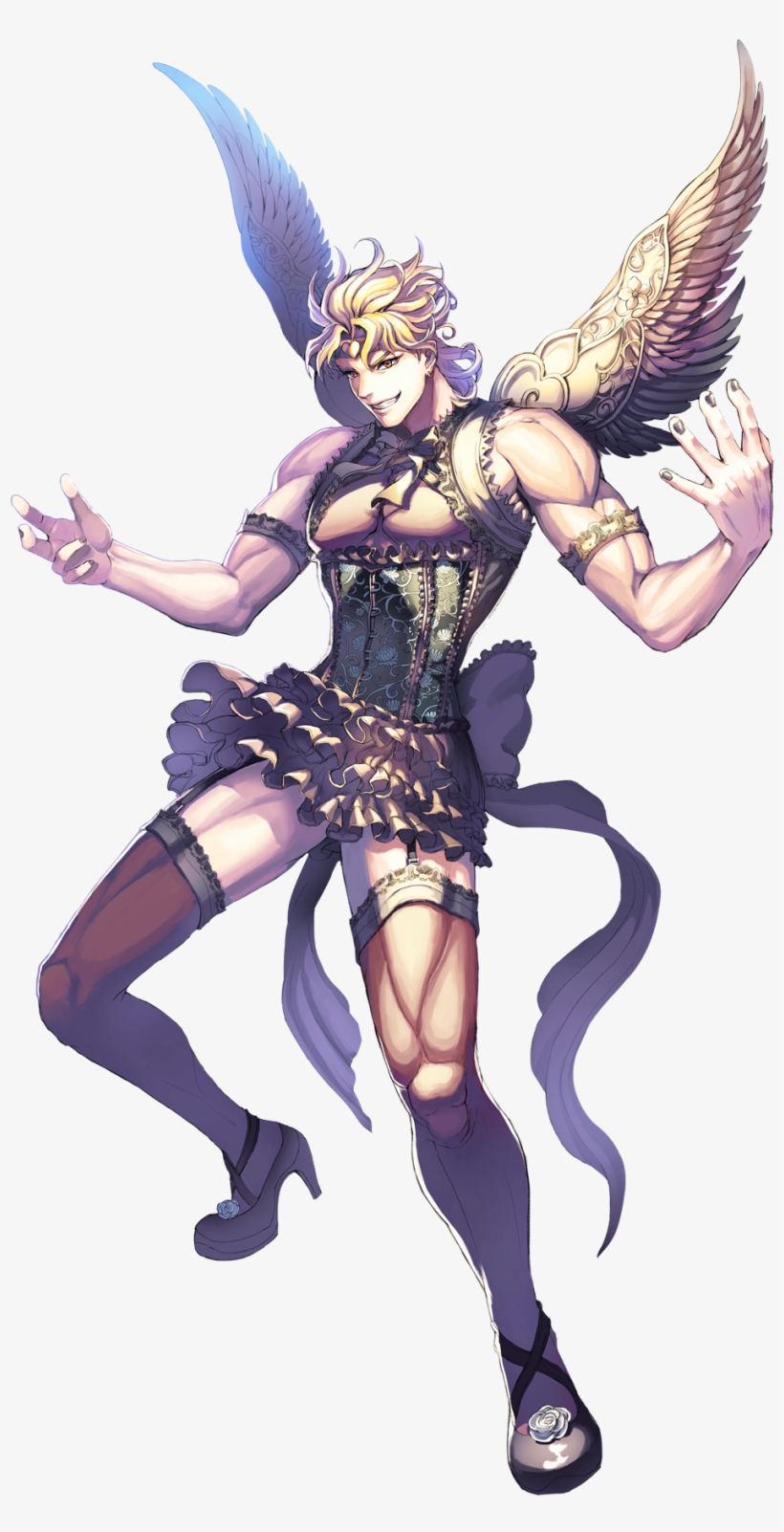 Original) Loading Dio Brando - Woman Warrior, transparent png #1974147