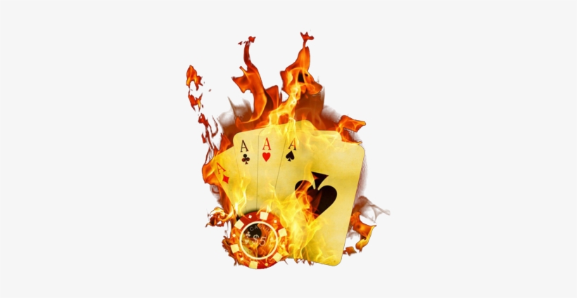 Playing Cards On Fire - Poker Cards 2 Mousepad Mouse Pad Mousemat Mouse Mat, transparent png #1974479