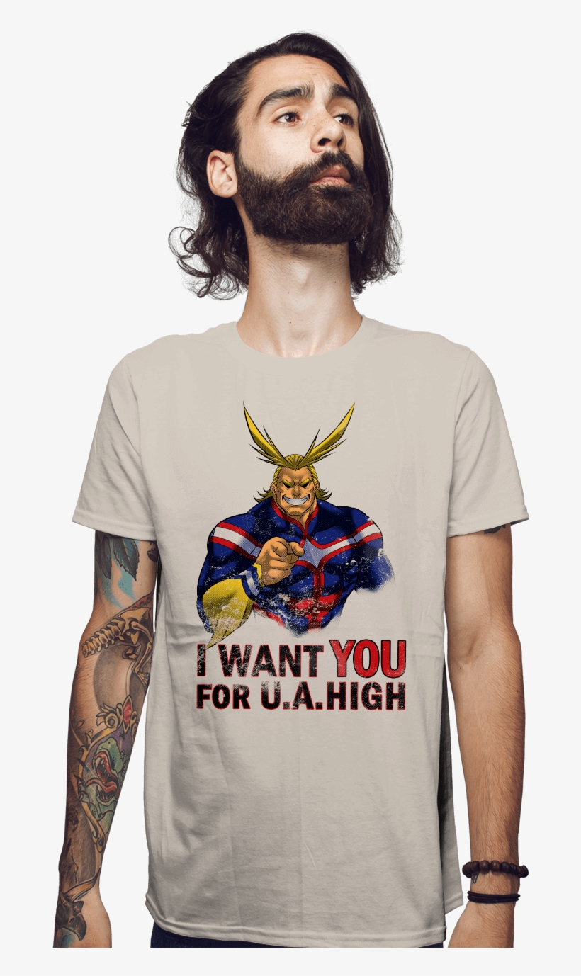 Uncle All Might - Lovecraft Shirt, transparent png #1974557
