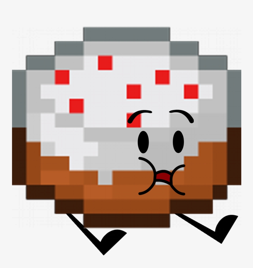 Cake - Minecraft Perler Beads Cake, transparent png #1974642