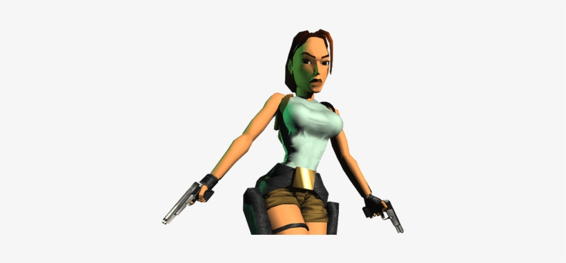Lara Croft Close Up - Lara Croft Tomb Raider 1, transparent png #1974667