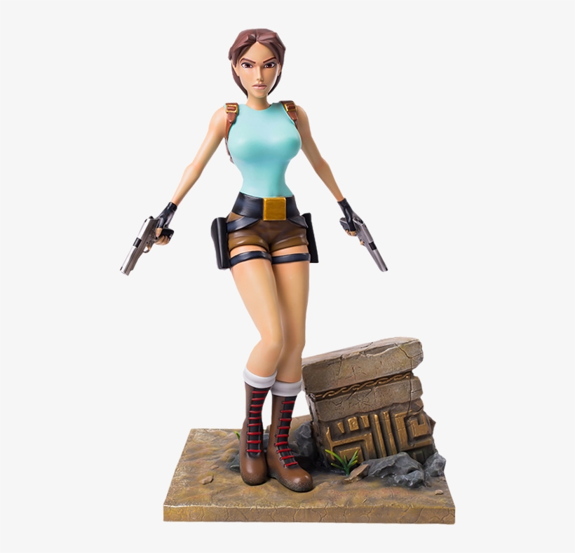 14" Tomb Raider Statue Lara Croft - Tomb Raider 1 Lara, transparent png #1974826