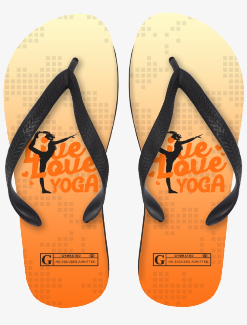 Customcat Hustle Until - Flip Flops - Large, transparent png #1975019