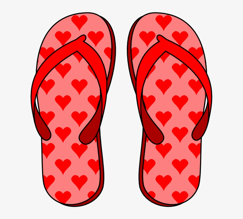 Clip Art Freeuse Download Forgetmenot Footwear Flops - Flip Flops: Notebook [book], transparent png #1975123