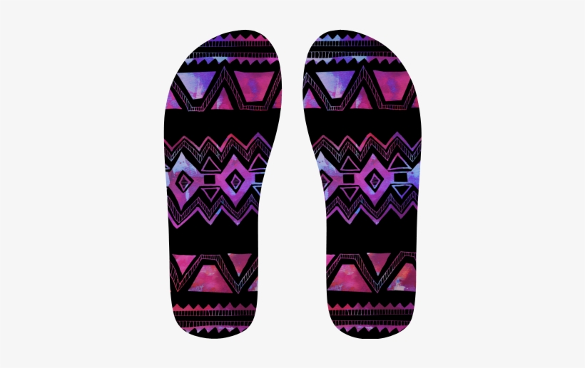 Tribal 001 Flip Flop By Schatzi Brown @ Sandalista - Pattern {tribal 001} Canvas Print - Small By Schatzi, transparent png #1975161