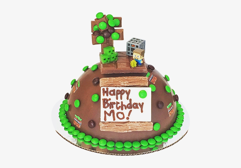 If You Love The Game, You Will Love This Minecraft - Children Birthday Chocolate Cake, transparent png #1975163