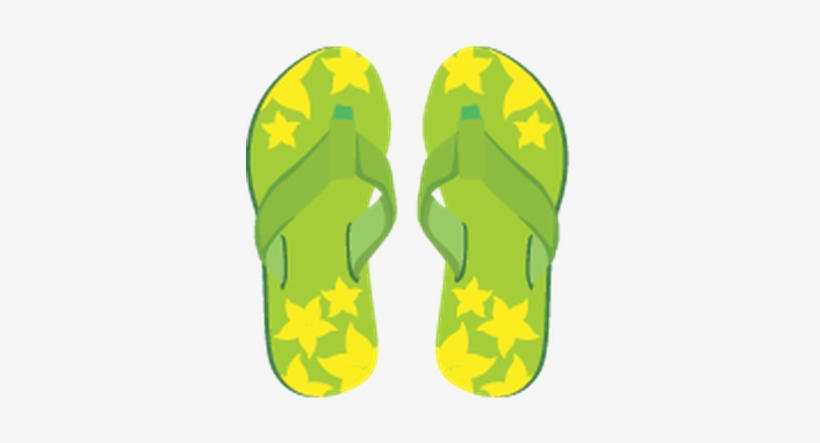 Summer - Transparent Background Beach Slippers Clipart, transparent png #1975166