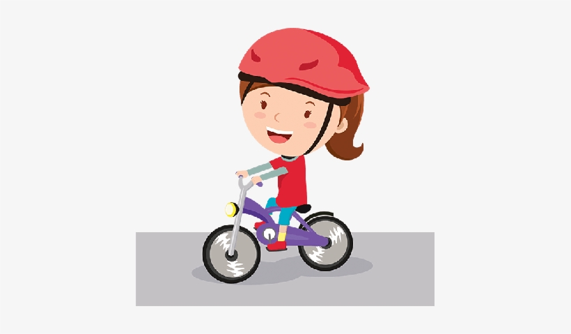 girl riding a bike