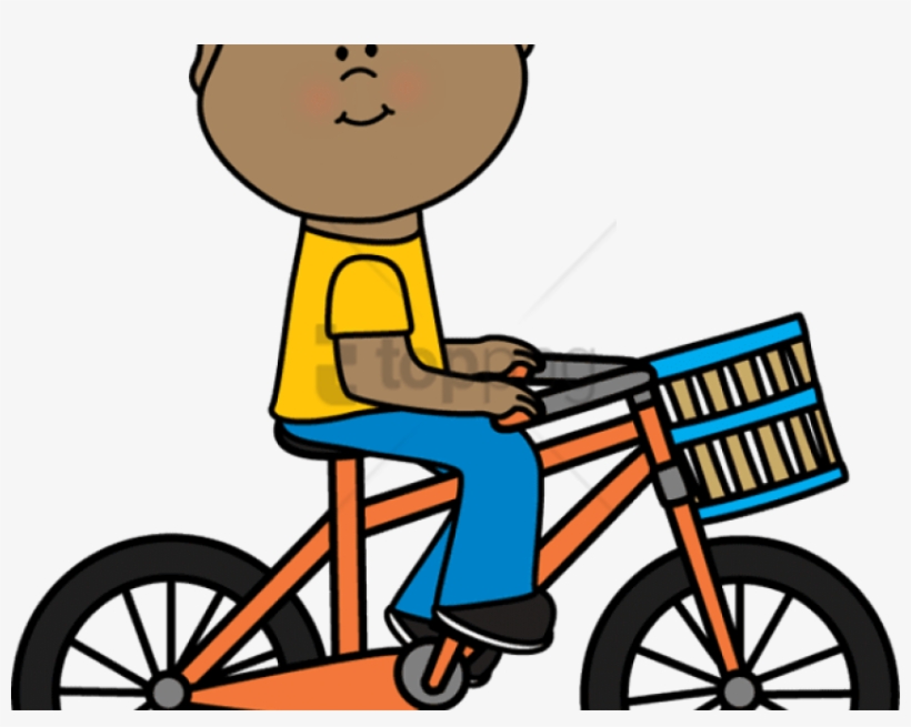 Cycling Clipart Bike Rider - Ride A Bicycle Cartoon, transparent png #1975917
