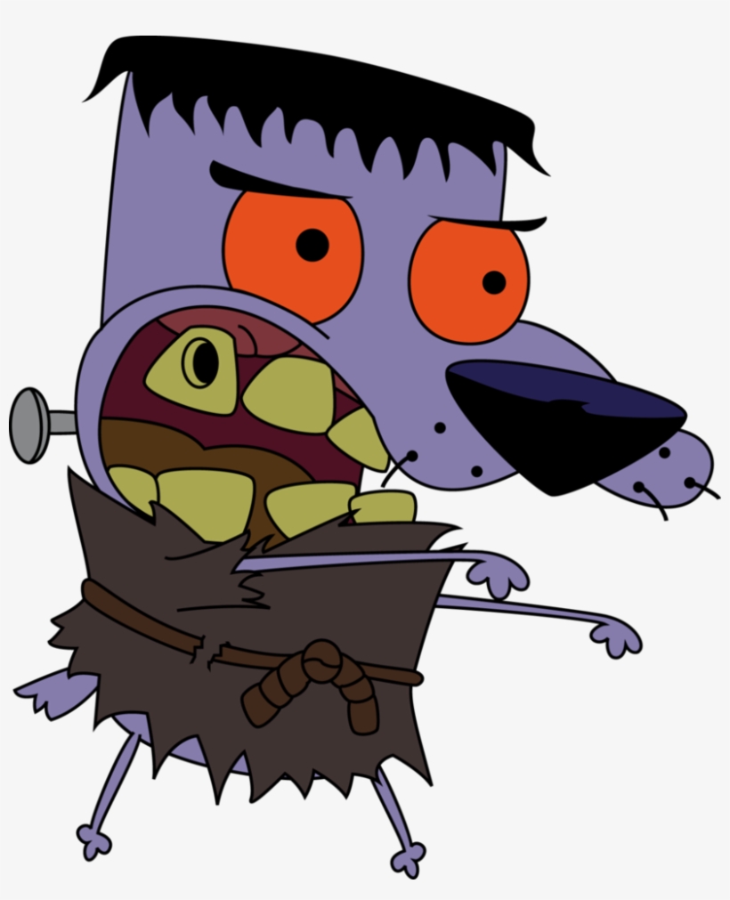 Courage - Courage The Cowardly Dog Frankenstein, transparent png #1975946