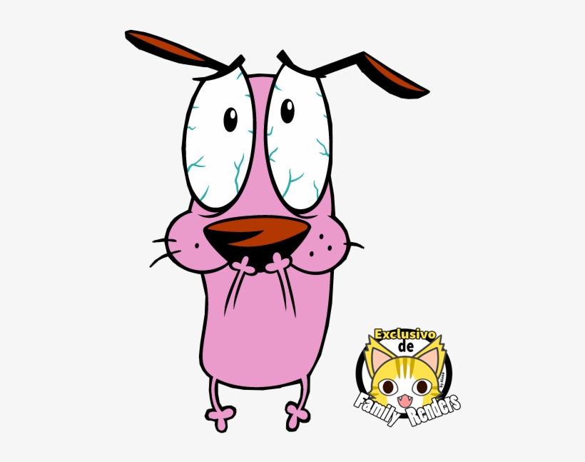 Coraje Agallas El Perro Cobarde - Courage Dog - Free Transparent PNG