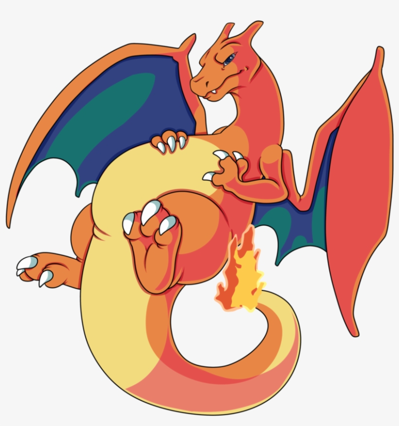 Collection Of Free Charizard Drawing Fat Download On - Chubby Charizard, transparent png #1976063