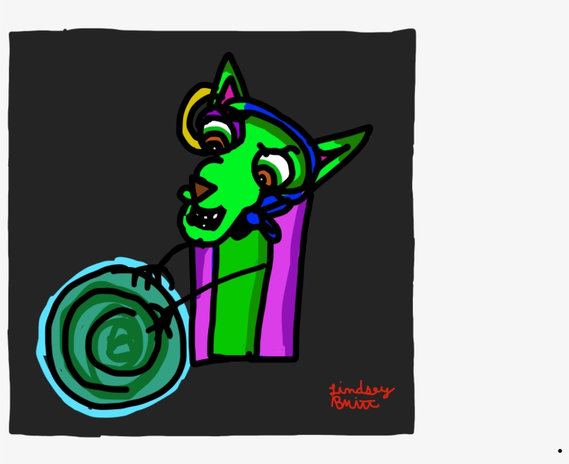 Courage The Cowardly Dog Gypsy - Cartoon, transparent png #1976112