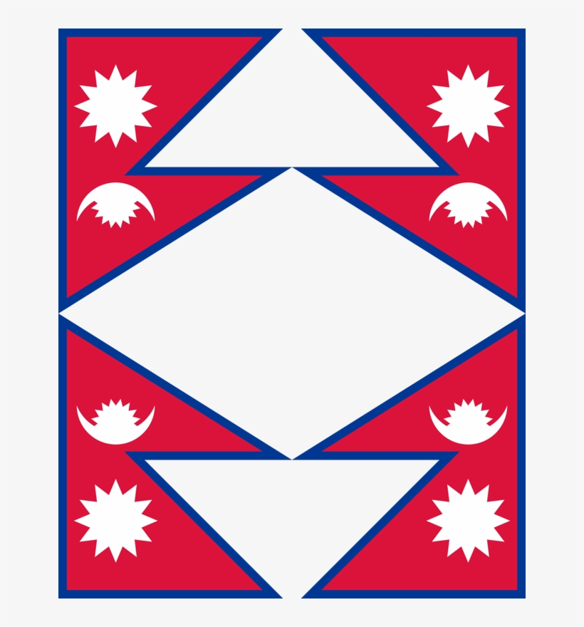 Nepal Flag Mirror, transparent png #1976828