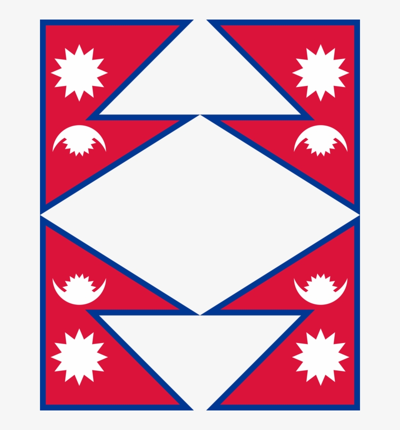 Nepal Flag Mirror, transparent png #1976828