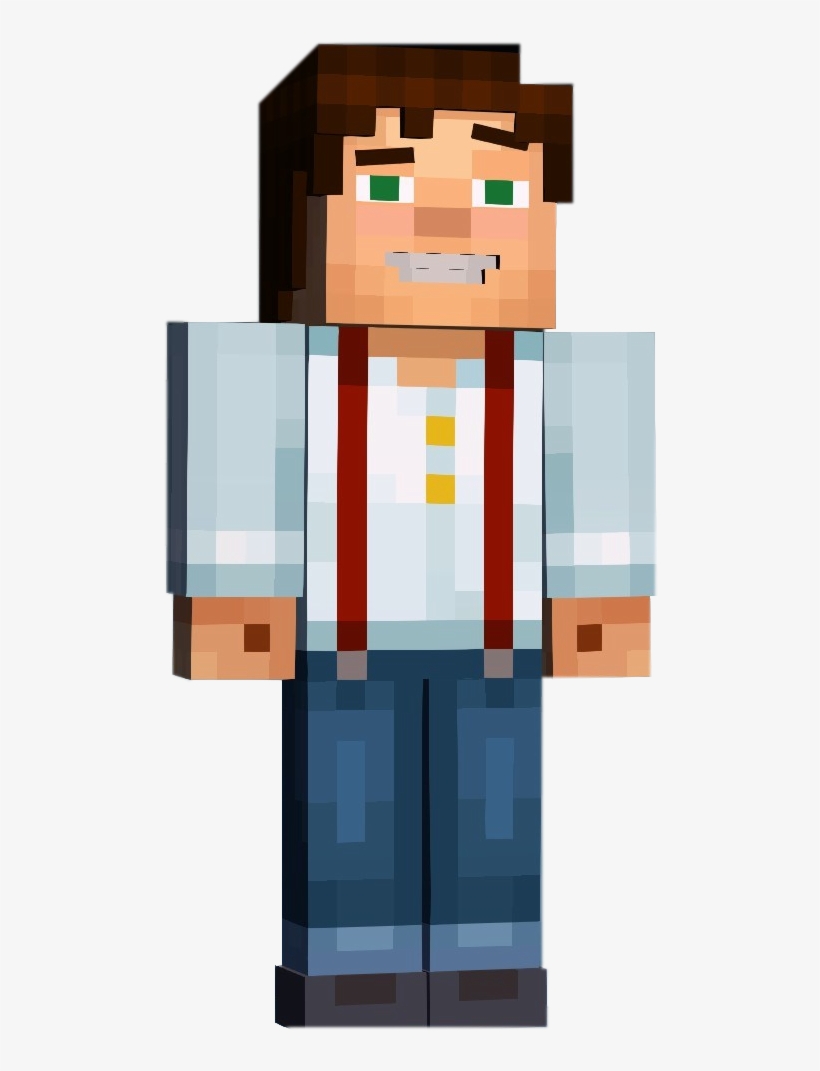 Jesse - Minecraft Story Mode Characters Jesse, transparent png #1976851