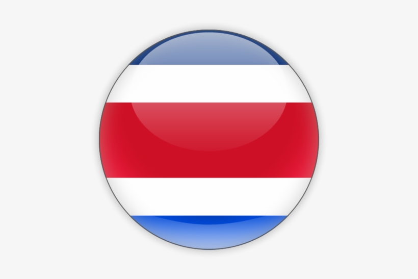 Illustration Of Flag Of Costa Rica - Costa Rica Flag Png, transparent png #1976873