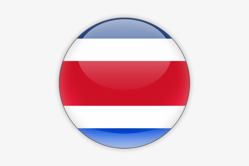 Illustration Of Flag Of Costa Rica - Costa Rica Flag Png, transparent png #1976873