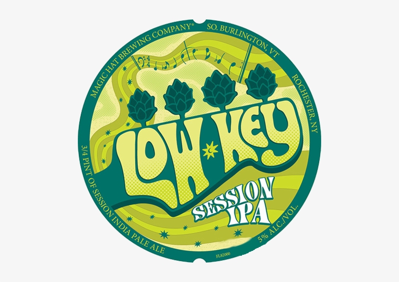 Magic Hat Low Key Ipa - Magic Hat Beer, Session Ipa, Low Key - 0.75 Pint, transparent png #1977260