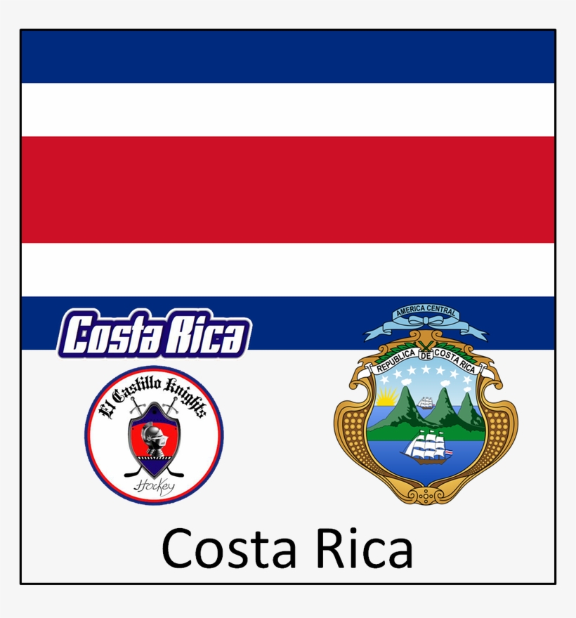 Republic Of Costa Rica [república De Costa Rica] - Wappen Von Costa Rica - Escudode Costa Rica Grußkarte, transparent png #1977480