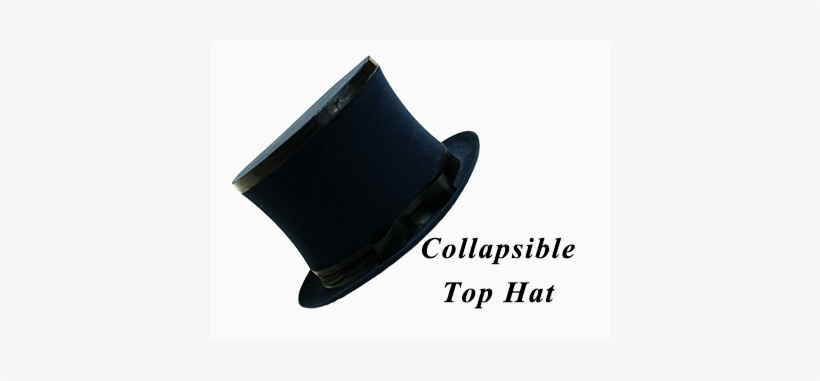 Top Hat Collapsible Premium Magic Trick - Top Hat Collapsible Premium Magic (black) - Trick, transparent png #1977642