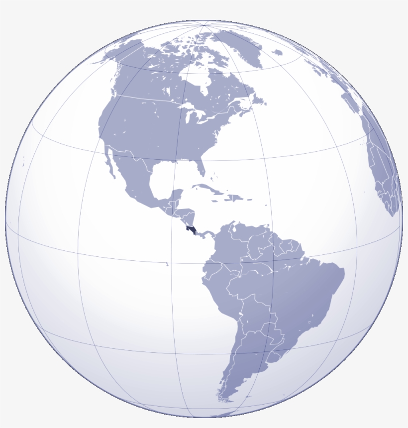 Where Is Costa Rica Located - Dünya Haritasında Panama, transparent png #1977696